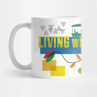 Living With the Land - Retro Mid Century Mug